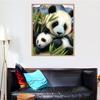 5D DIY Панды Алмазная картина Вышивка Полная дрель Украшение дома