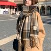 Women's Checkered Scarf, a Fashionable, Casual and Warm Scarf for Ladies