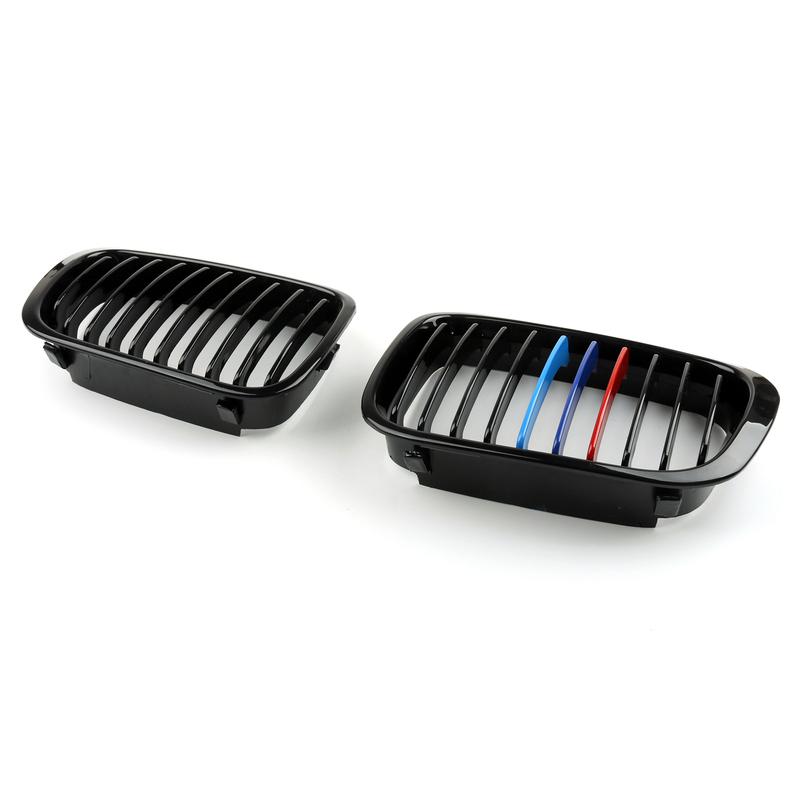 Artudatech Front Kidney Hood Grille Grill For BMW E46 3 Series 4 Door 1998-2001 M-Color Car Accessories