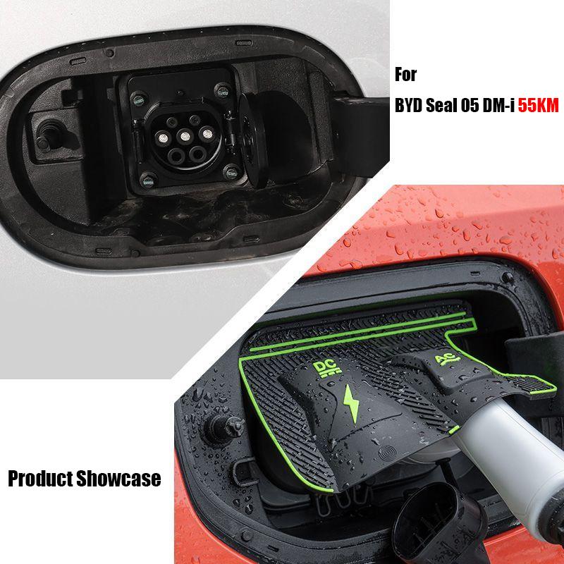 New Energy Car Charg Rain Cover For BYD Seal 05 5 DM i HA6 Accessories 2025~2027 Auto Parts Charging Gun Waterproof Protect Case