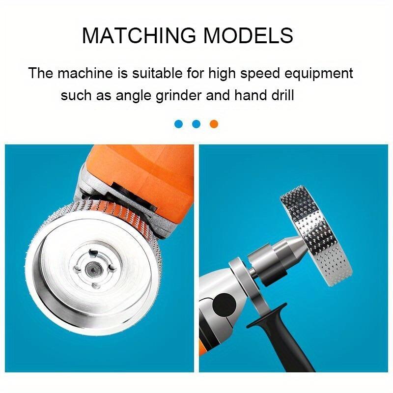 Круглый шлифовальный круг для дерева, шлифовальный резной вращающийся инструмент, абразивный диск для угловой шлифовальной машины, карбид вольфрама, 16 мм, формирование отверстий