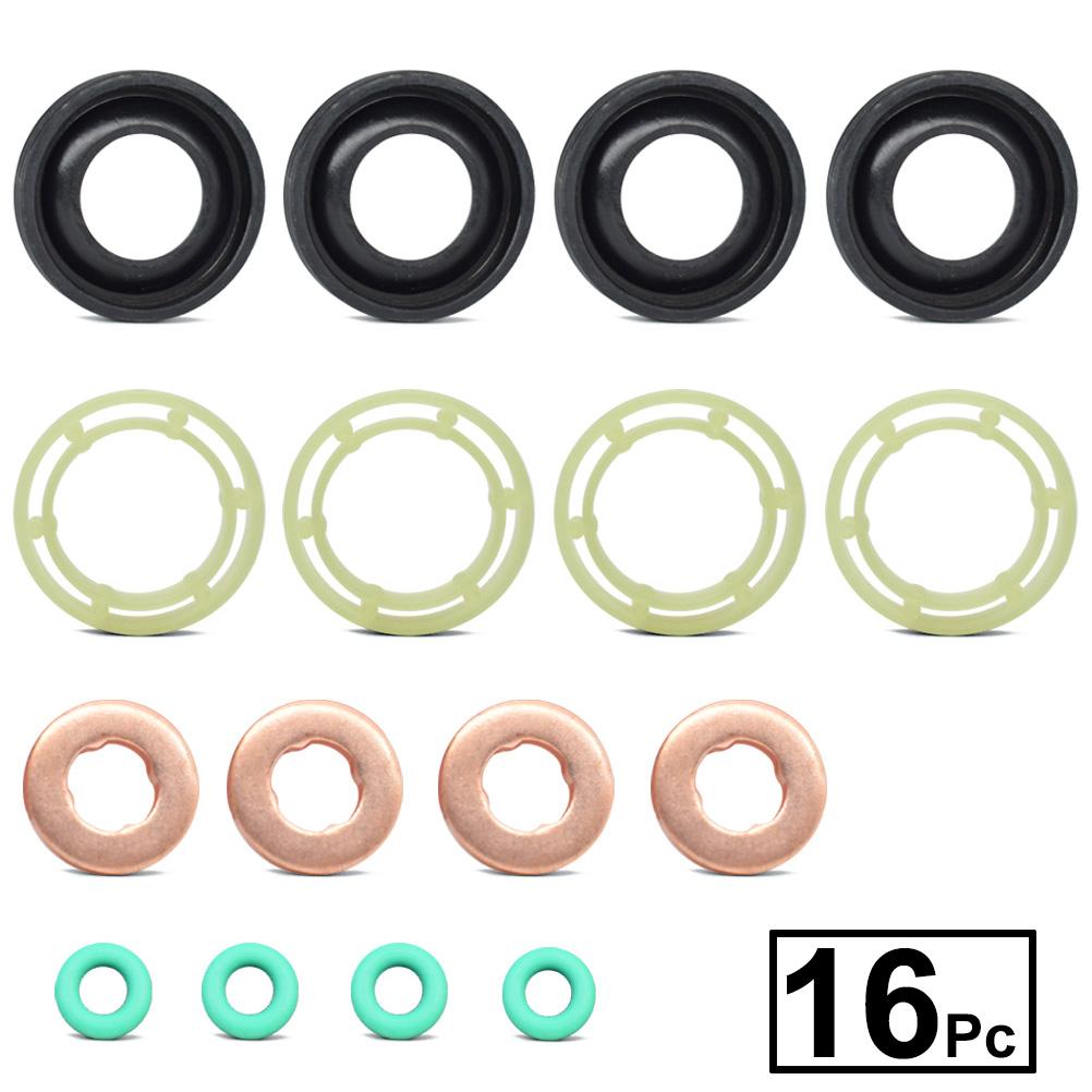 1314368 1233683 1432205 1373550 Car Fuel INJECTOR SEAL O RING WASHER KIT FOR FORD FIESTA CITROEN PEUGEOT 1.6 HDI TDCI ENGINE