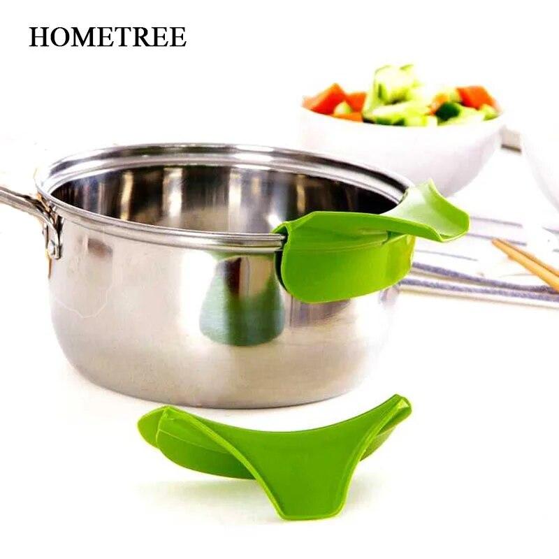 Силиконовый бункер для жидкого супа, кухонные гаджеты, устойчивый к разливу край, переключатель, кухонная посуда, кухонная воронка, инструмент