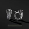 New Fashion Retro King Cobra Earrings Boys Trendy High Sense Niche Men's Hip Hop Style Earrings