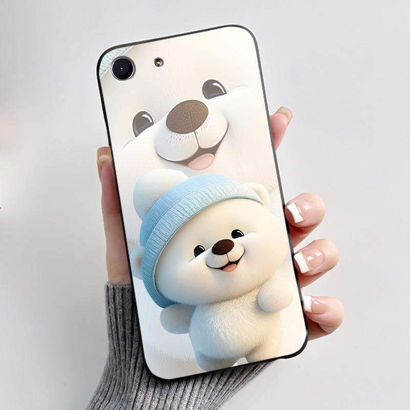 Case For sony Xperia XZ4 Compact Black Silicone Soft Case sony Xperia Ace 2019 Luxury Cute Love Rabbit Funny Cartoon Back Cover
