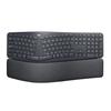 Logitech ERGO K860 Ergonomic Split Keyboard Bluetooth Unifying Windows Mac Wireless Keyboard Wireless Wireless Palm Rest Graphite