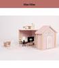 Kids' Wooden Dollhouse Castle Villa Playset - Perfect Birthday Gift