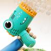 Kids Bubble Machine Easy To Use Bubble Blower Toy Cartoon Dinosaur Design Bubble Obstacle Course Toy Portable Bubble Blower