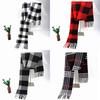 Autumn And Winter New Classic Plaid Scarf Cross-Border British Black And White Men'S Warm Scarf Women'S Shawl