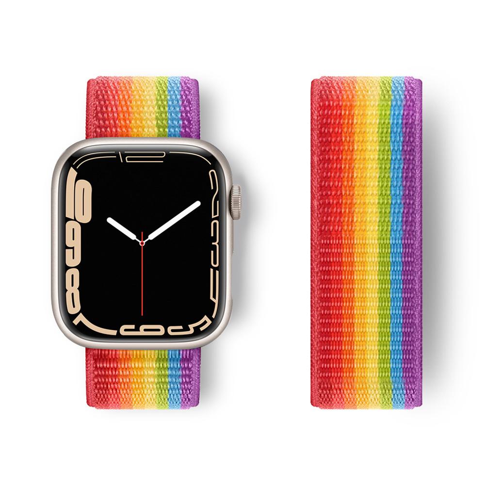 Нейлоновый ремешок-петля для Apple Watch Band 49 мм, 44 мм, 45 мм, 41 мм, 40 мм, 42 мм, 38 мм, браслет Correa iwatch series 3, 4, 5, 6 Se 7, 8, ультра, 49 мм, ремешок