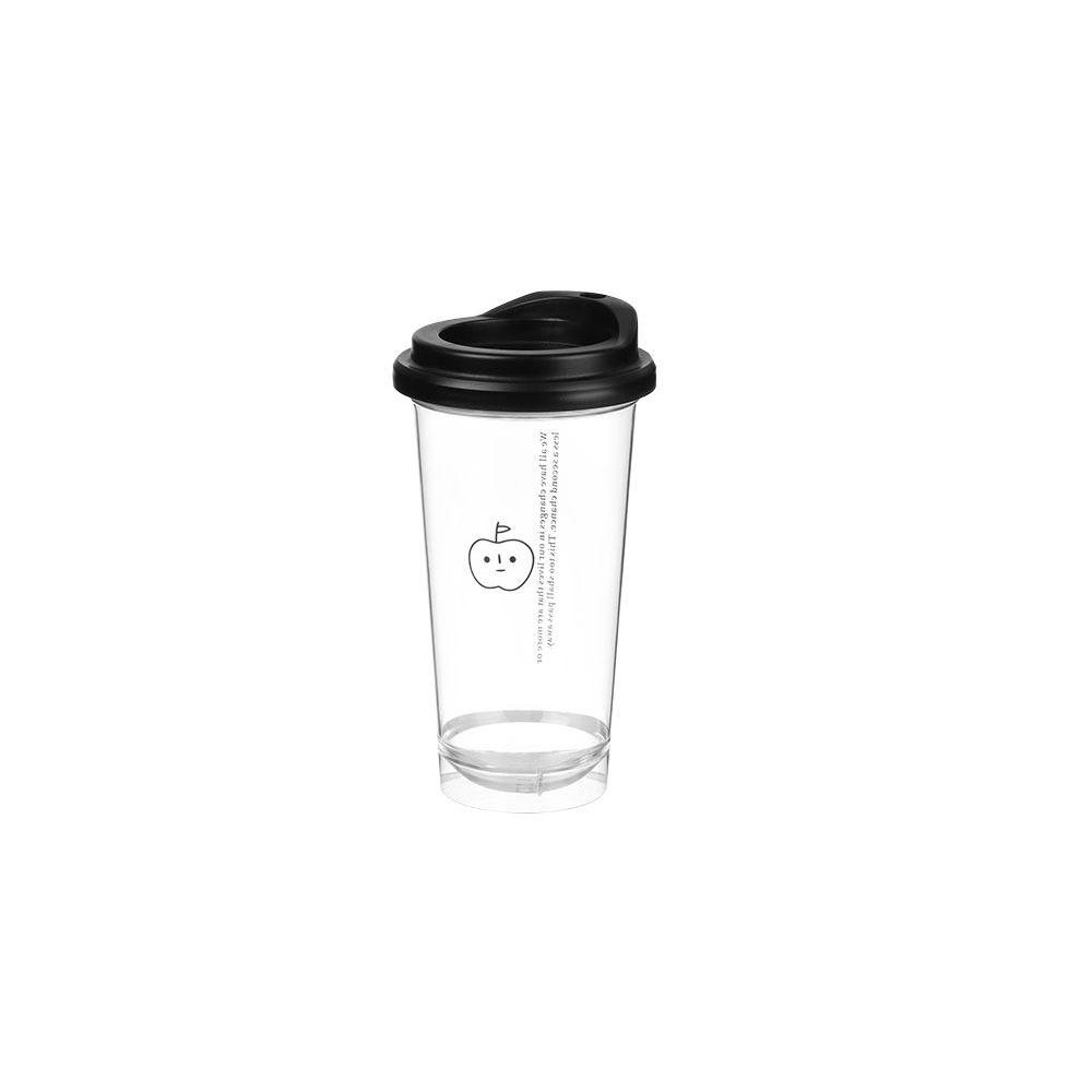 Transparent Water Cups 355ml/473ml Drinking Bottle Portable Water Bottle For Juice Milk Tea Coffee