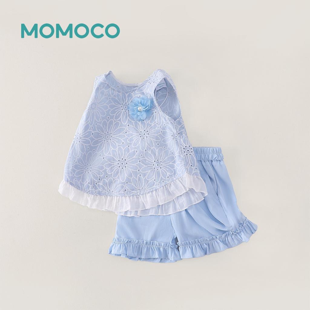 Mamimaka 2026 Summer New Product Girls' Fashion Sweet Sleeveless Set