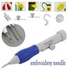 ABS Plastic DIY Magic Embroidery Pen Set DIY 1.3MM 1.6MM 2.2MM Punch Needle