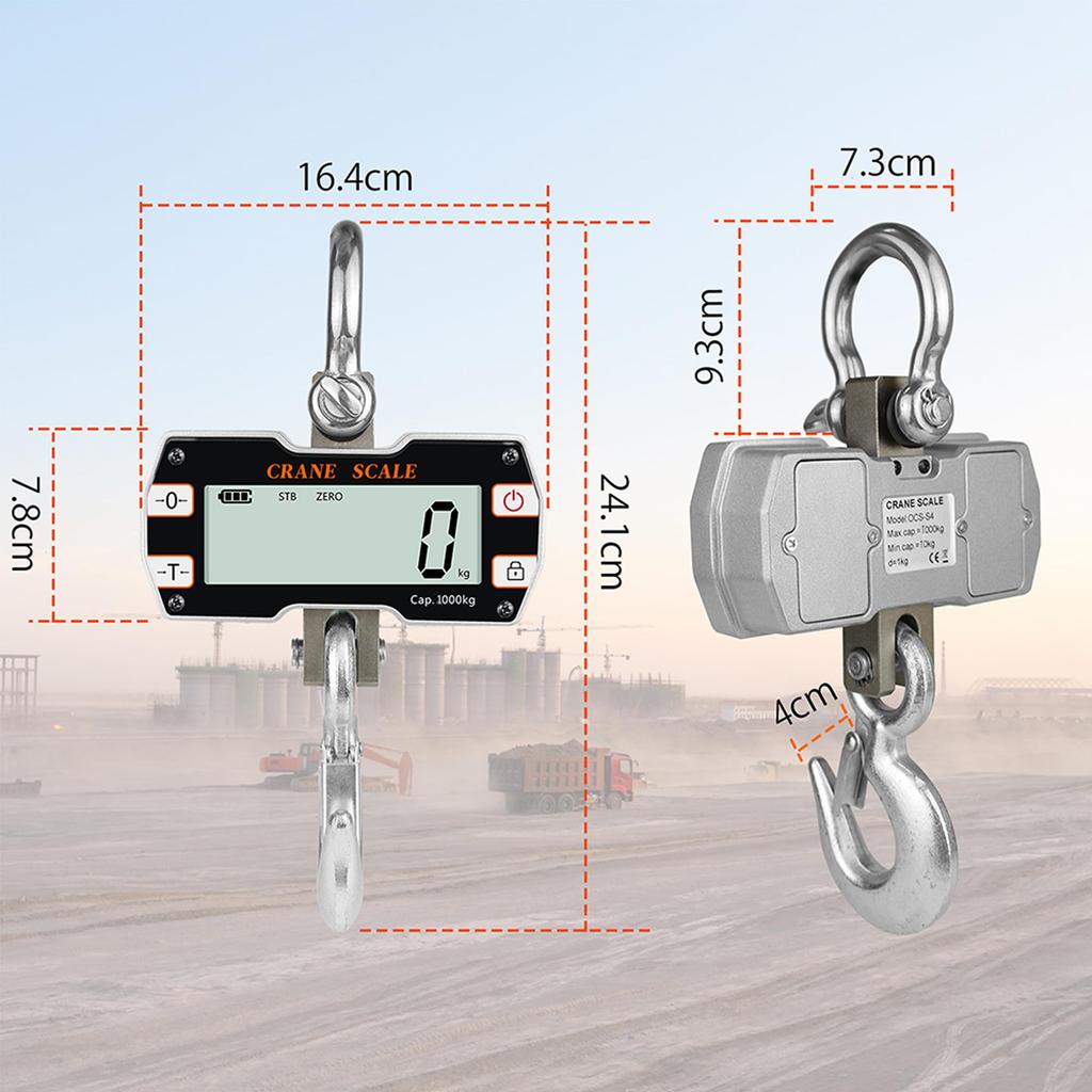 Hyindoor Кран Подвесные Цифровые Электронные Весы для Высокого Подвешивания Взвешивания Японская Инструкция В Комплекте Весы, 1000 кг, Весы, Весы, Заводы, Рыбалка,