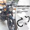 Подходит для Royal Enfield "Компактная пара защитных кожухов двигателя, черная" Для Shotgun 650