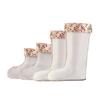Winter Warm Lining For Rain Boots Women's Soft Shoes Cover Polyester Cotton Liner For Water Rain Shoes Lining Socks Floor Shoes