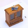 Очаровательные подарки своими руками Smooth 1:12 кукольных микросцен миниатюрный книжный шкаф мебель аксессуары крошечный шкаф для хранения
