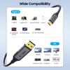 Tech-Protect Ultraboost Кабель Type-C - Displayport 1.4 8K 60 Гц 180 см Черный