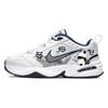 Air Monarch 4 Нескользящие Износостойкие Низкие Массивные Кроссовки Унисекс Черно-Белые 415445-102(Команда366-)