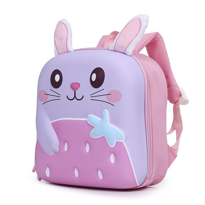 Childrens Cartoon Bunny Backpack With Breathable Lightweight Fabric For School Kids