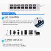 7 Ports USB Mobile Hard Disk U Disk Comprehensive Compatible High Speed Hub Usb Expander