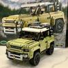 Technical Rover Defender Collector's Building Blocks Set Classic Off Road Car Model Ideas Gifts