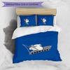 bulldogs Printed 3PCS Bedding Set Soft Breathable Duvet Cover Pillowcases Set Washable Bedroom Decor Home Gift