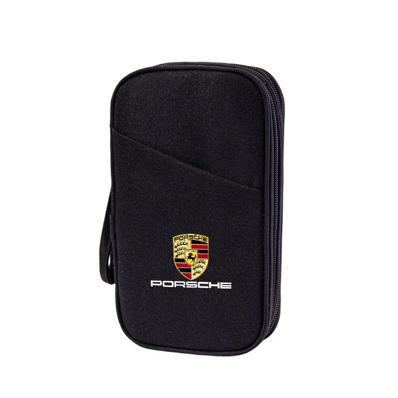 Прочная тканевая сумка для хранения для Porsche с USB-зарядкой и отделениями для наушников