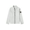 FW22 Однотонная куртка-рубашка с двойным карманом, мужская куртка, жемчужно-серая 7715101WN-V0161