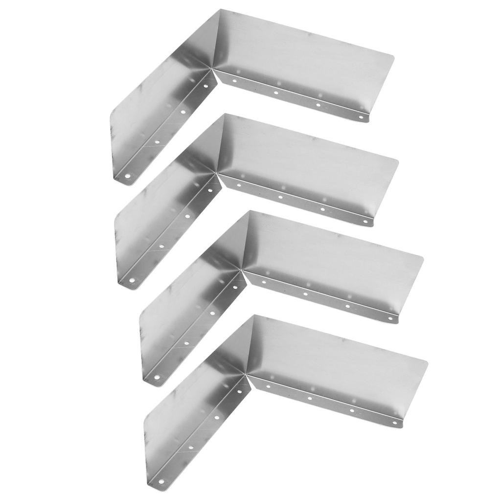 4 шт. Защитные фартуки для ендовы желоба Алюминиевые Защитные фартуки для ендовы водосточного желоба Кровельные Защитные желоба или Кровельная черепица