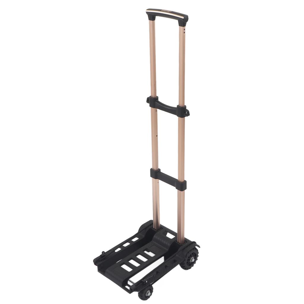 Складная ручная тележка с 4 бесшумными колесами, регулируемая тележка для перевозки багажа и покупок, грузоподъемность 88 фунтов