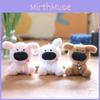 Short Plush Ultrasoft Dog Keychain Bag Charm Stuffed Animal Room Decor Kids For