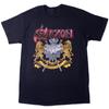 Винтажная футболка Saxon Band 40 Years, короткий рукав, все размеры от S до 5XL, NZ097, БЕСПЛАТНАЯ ДОСТАВКА, Унисекс футболка