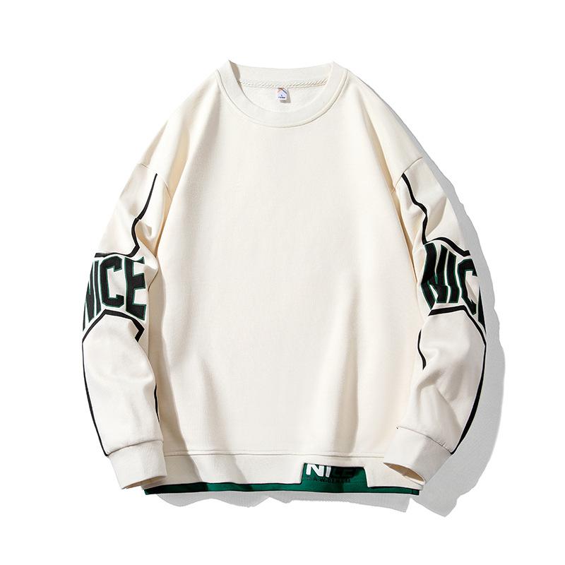 Мужской свитер с длинным рукавом, пуловер, мужской свободный свитер на весну и осень