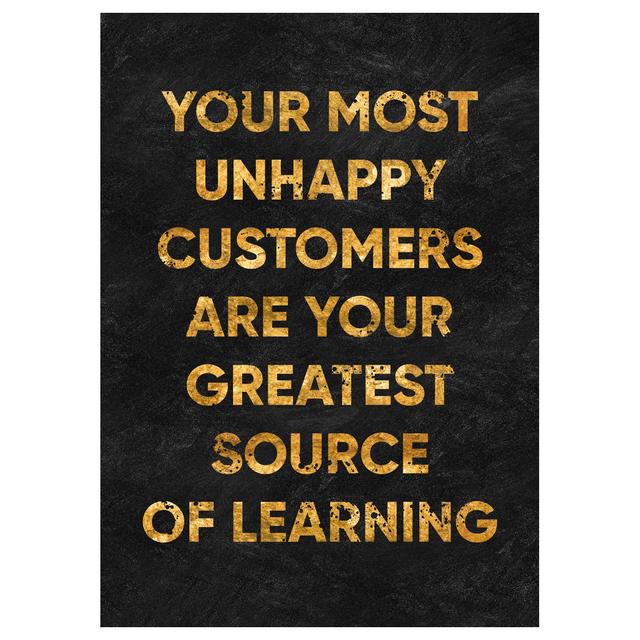 Скандинавская золотая фольга Вдохновляющие цитаты Картины на холсте Постеры и принты Настенная картина для офиса Украшение дома Без рамки