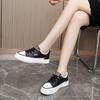 2025 New Sneakers for Women Skateboard Shoes Women's Leather Casual Shoes Lace Up Vulcanized Shoes Luxury Tenis De Mujer