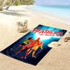 Heathers Print Beach Towel, Large Soft Quick Dry Towel for Beach Camping Swimming
