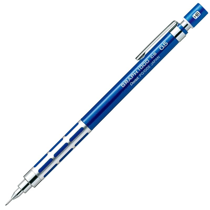 Карандаш механический Pentel Graph 1000CS XPG1005CSC синий
