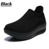 Женская обувь для ходьбы на платформе Легкая обувь для фитнеса Slip Sock Shoes Shake Shoes для женщин