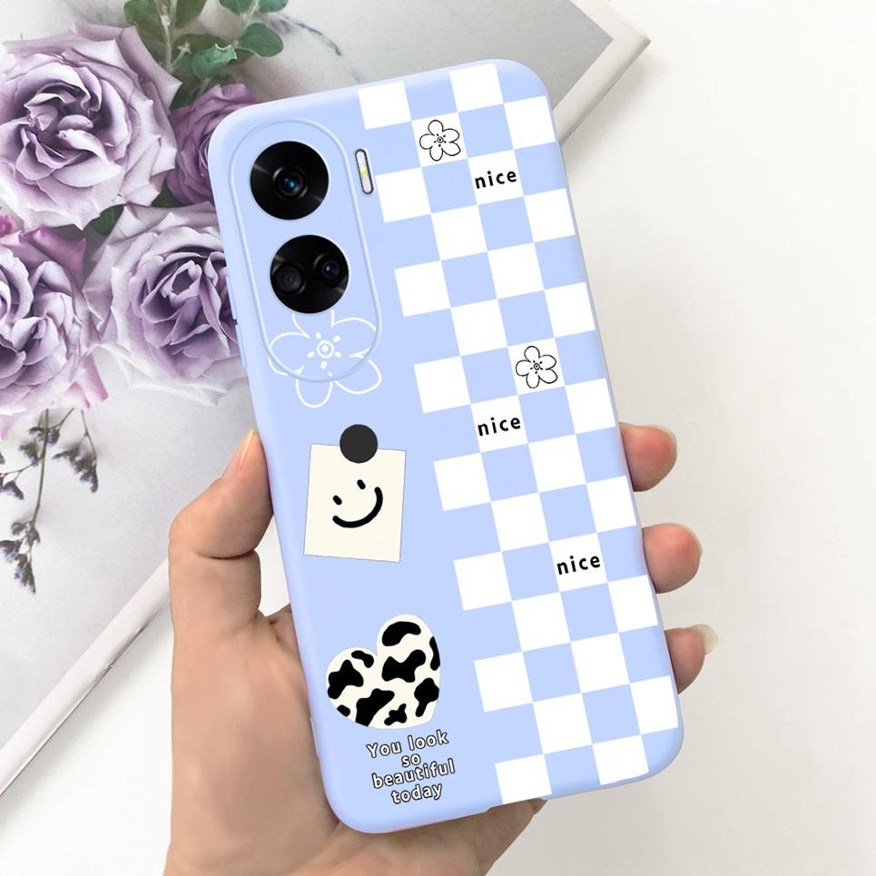 Case For Honor 90 Lite Honor X50i Cover Shockproof Back Coque Women Fashion Flower Butterfly Capas for Huawei Honor90 Lite Cover