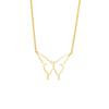 Hollow Butterfly Stainless Steel Necklace, Simple Niche High-end Versatile Pendant