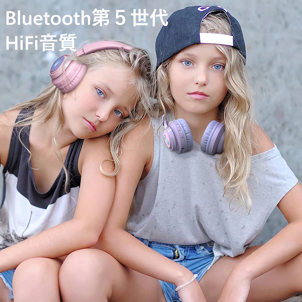 SITOAT Bluetooth 85db Volume Hearing Wireless Headphones with Online Kids Normal Wireless and Wired Dual LED For Suitable for Game Children's