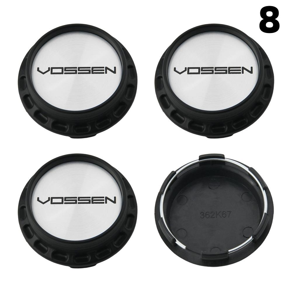 AAYR1 4PCS 67MM OD / 62MM ID Cap For Rims OZ VOSSEN Emblem Wheel Center Cap Sport Car Logo Wheel Cover Hub caps