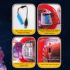 Bubble Machine for Kids Portable Lantern Bubble Maker 6-Hole Bubble Blower Continuous Bubble Spray Safe Outdoor