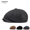 Мужская британская ретро восьмиугольная шерстяная кепка - Осенне-зимняя теплая в европейском стиле «утиный нос»/берет