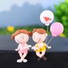 Girl Boy Home Decor Couple Car Air Vent  Statues Perfume Clip Decor Miniatures Car Ornaments