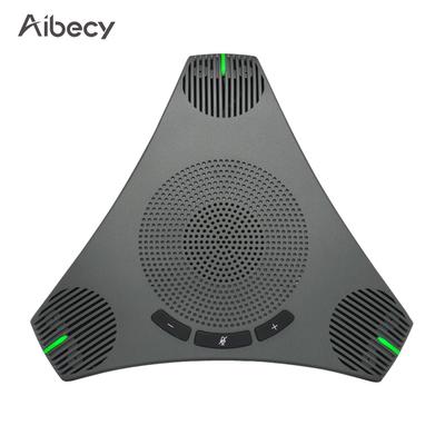 Aibecy USB-спикерфон Конференц-микрофон Всенаправленный компьютерный микрофон 360 градусов Голосовой прием с