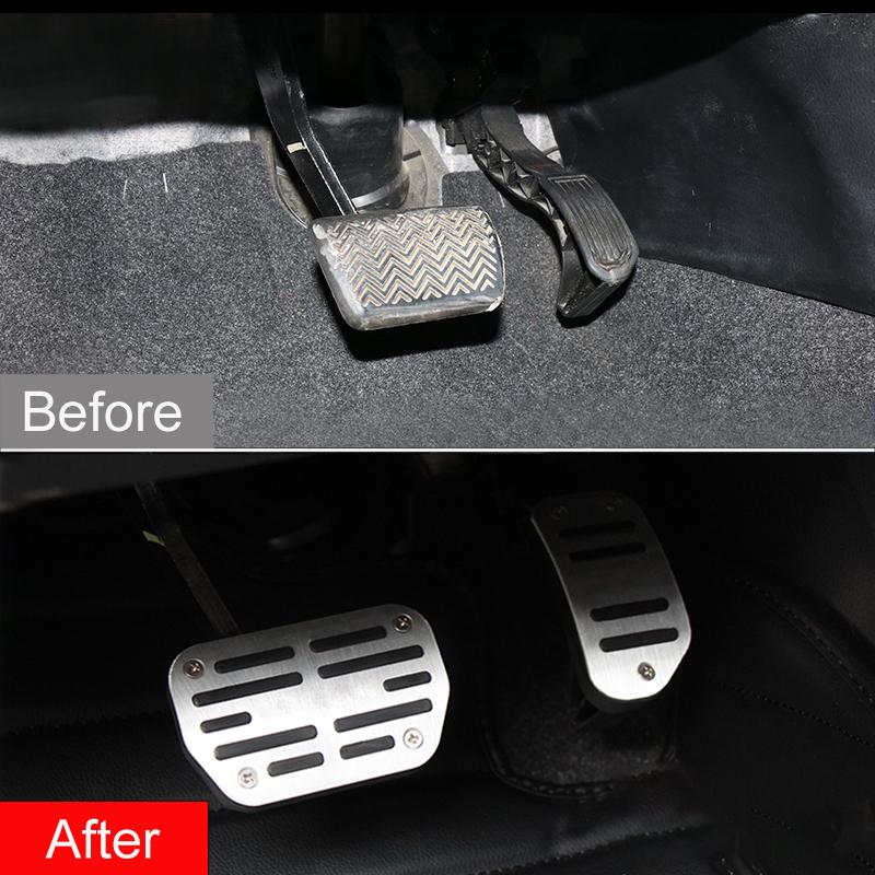 Для Toyota Corolla E180 E170 E160 2014 2015 2016 2017 2018 педаль газа акселератора педали тормоза нескользящая крышка накладка аксессуары