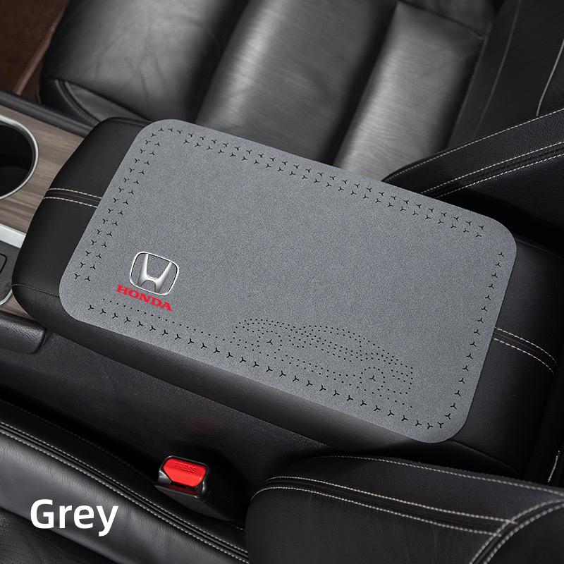 Car Armrest Box Height Pad Universal Leather Armrest Cushion For Honda Civic xrv hrv crv brv City Accord Fit Jazz Insight