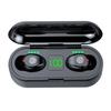 Écouteurs Sans Fil - F9 - Noir - Intra-auriculaire - Commandes Tactiles - Affichage Numérique